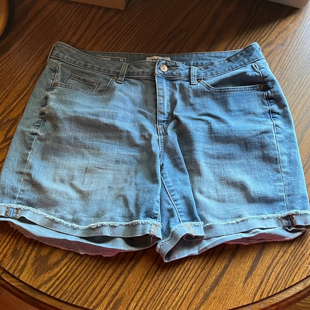 Sonoma light blue denim jean shorts 14